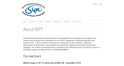 Desktop Screenshot of isipt.org